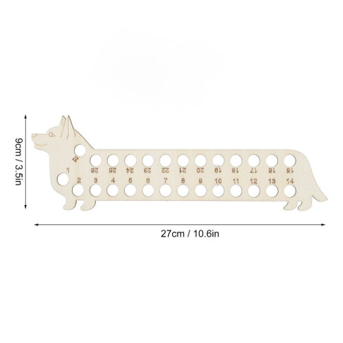 Robuster Stickgarnhalter mit Tiermotiv und 25 Löchern 1
