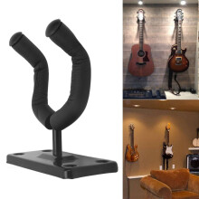 Svart väggkrok för steelgitarr för stränginstrument