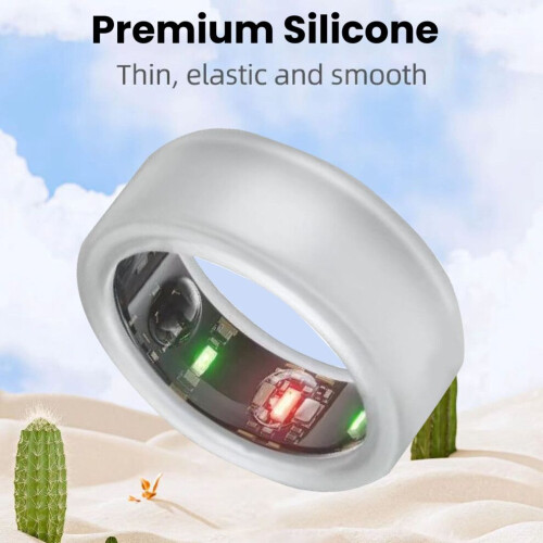 5pcs Elastic Silicone Smart Ring Protector Anti-Scratch Cover 6-10 2
