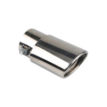 63mm Stainless Steel Car Exhaust Tip with Noise Reduction, Sporty Look, Easy BoltOn Installation