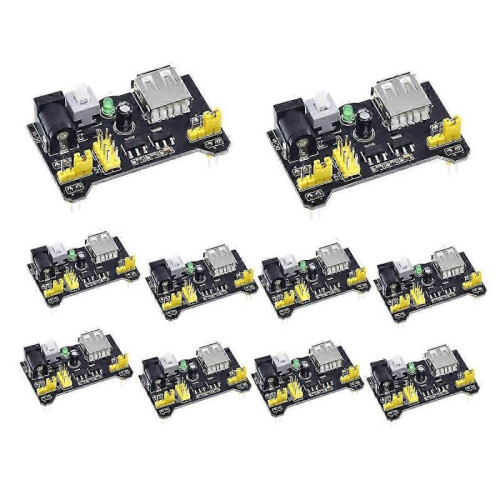 10PCS for MB102 Breadboard Power Supply Module 2-Way 3.3/5V for MB102 SZRH