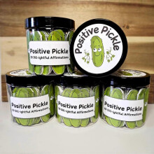 (60 cards (blank cards)) Positive Pickle Emotional Cards Positive Pickle Emotional Support Affirmation Cards
