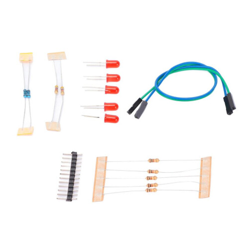 Discrete Gate Circuit Kit ABS DIY Electronics Experiment Board 75x35mm 2