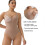 (4XL/5XL)Tummy Control Thong Bodysuit Built in bra for 3