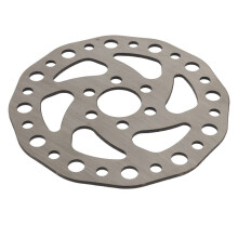 Disque de frein en acier de 100 mm, 6 trous, pour VTT et vélos de route