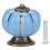 European Style Blue Ceramic Pumpkin Knobs for Room Cabinets and Drawer Pulls 2
