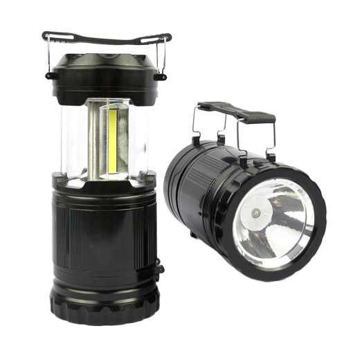 Camping Lantern Foldable Flashlight With Hook And Handle Adjustable  Brightness 7.99x3.35 Inch Outdoor Survival