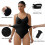 (4XL/5XL)Tummy Control Thong Bodysuit Built in bra for 4