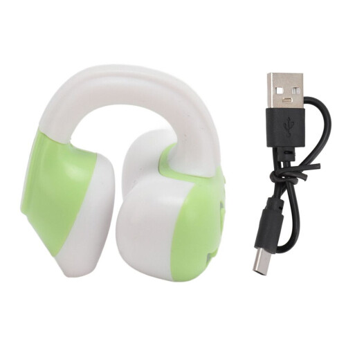 Écouteurs Bluetooth à clip vert gazon, autonomie de 10 h, V5.3 1