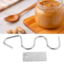 Edelstahl-Erdnussbutter-Rührwerkzeug mit Schaber für Brot, Kuchen und Kekse