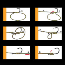 50pcs Fluorescent Barbed Carbon Steel Fishing Hooks in 6 Sizes