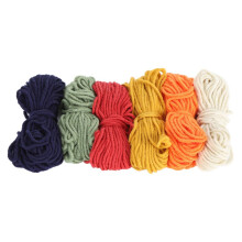 6PCS Colorful Cotton Embroidery Thread 2mm, 4 Strands, 10m