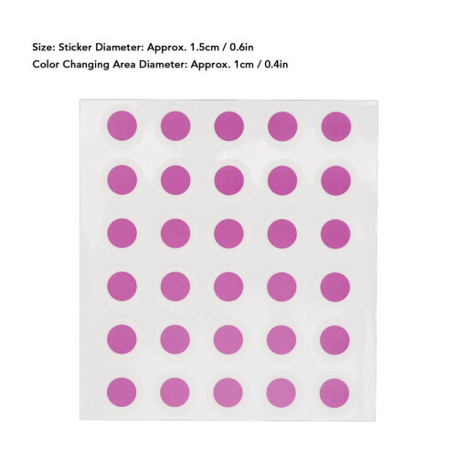 Sun Protection UV Stickers 150pcs Color Change Detects UV Outdoors Use 1