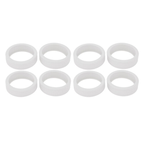 Grey Silicone Suitcase Wheel Covers - Silent & Scratchproof Protection 2