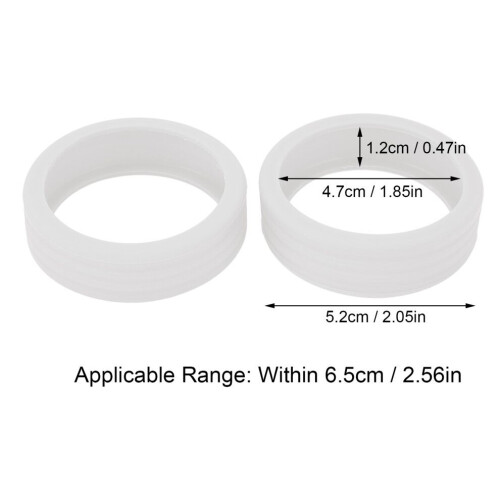 Grey Silicone Suitcase Wheel Covers - Silent & Scratchproof Protection 1