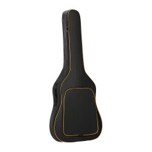 Guitar Gig Bag With Adjustable Straps, WearResistant, Lightweight Orange Case