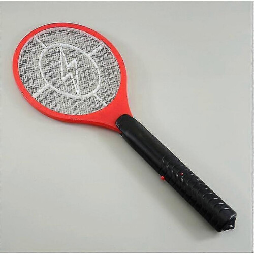 (Red)Electric Fly/mosquito Swatter Racket-battery-,3000 Volts Electronic