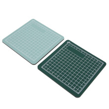 2 Stück 8x8cm selbstheilende PVC-Bastelschneidematten, rutschfeste DIY-Schutzmatten