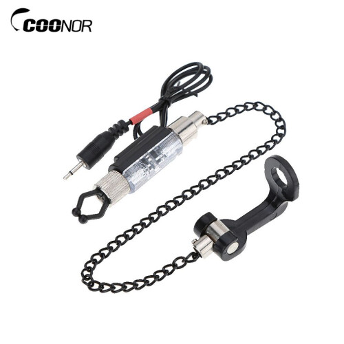 Alarma de pesca LED con clip ajustable - Compatible con conector de 2,5 mm 2
