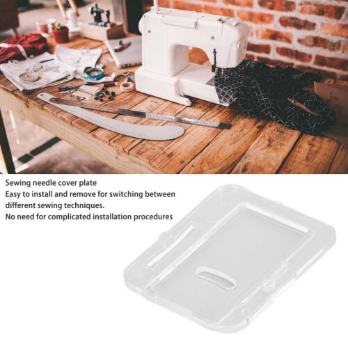 Universal Transparent Sewing Machine Cover Plate Fits Most Models 2