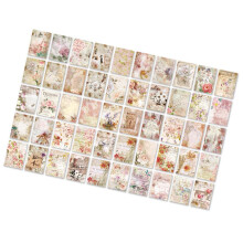 Multipurpose 100 Sheets of Vintage Scrapbook Paper for DIY Handbooks