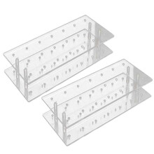 2-Pack 21 Hole Acrylic Lollipop Holder for Celebrations and Events