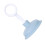 Strong Suction Sink Plunger, 10.5x16.5cm, Blue, Quick Pipe Dredging 1
