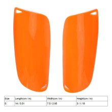 Orange fotbollsbenskydd 1 par för vuxna och barn fotbollsbenskydd