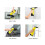 Long-Lasting 250mm Rubber Squeegee Blade Refills for WV1 2 Pcs 4
