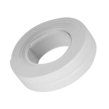 Zelfklevende afdichtingsstrip voor bad en muur, randafwerking voor wastafel en keuken (#1 Wit 22 mm