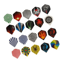 60 ailettes de fléchettes de forme standard - Ailettes professionnelles en plumes PET pour fléchettes