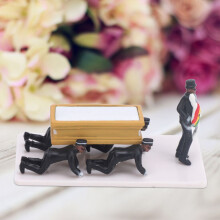 Set van 14 actiefiguren met doodskistdans voor thuis, auto en kantoor als decoratie.