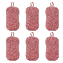 Esponjas laváveis à máquina para limpeza de cozinha, design ergonômico, não abrasivas e reutilizáveis para pratos, panelas e frigideiras,