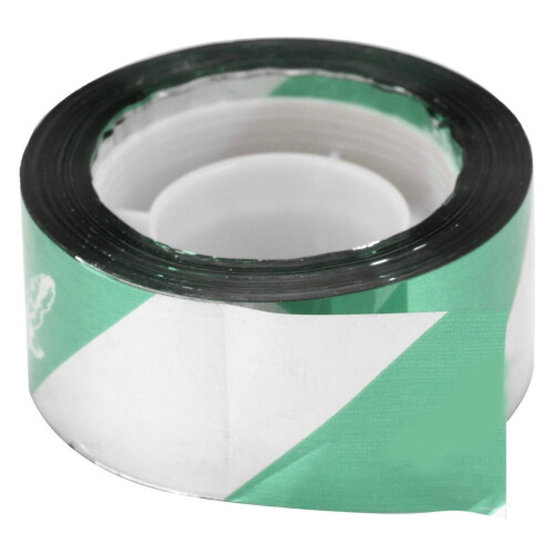 Fågelskrämstejp 100m Reflekterande Aluminium Grön Silver 1-pack 1