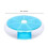 Portable Rotating 7 Days Tablet Medicine Pill Organizer Storage Box 5