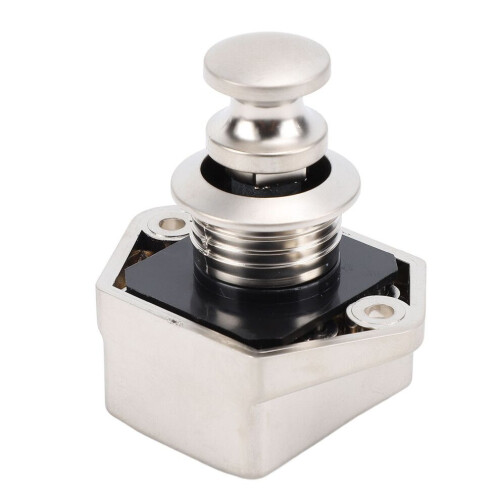 Keyless Pearl Push Button Latch for RVs & Yachts - Easy Install