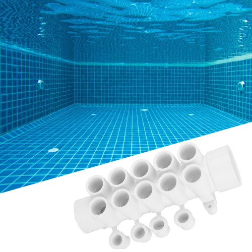 Πολλαπλός υδραυλικός συλλέκτης FlowMaster, σύνδεσμος πολλαπλών θυρών από PVC για 2