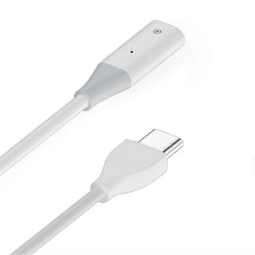 USB-C Adapter Cable Compatible for Apple Pencil (1st Generation) 50cm Charging Cable with Indicator LightWhite SZRH