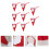 8Pcs Christmas Design Tableware Bags With Cutter And Fork For Home 5