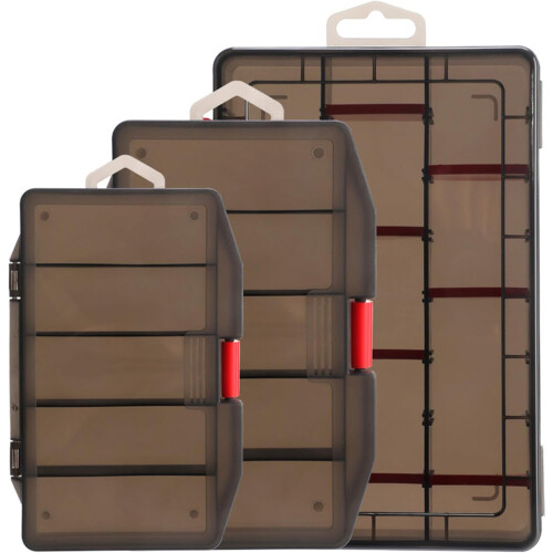 Fishing Tackle Box Sealed Small Storage Case With Adjustable Compartments For Lures And Baits 2