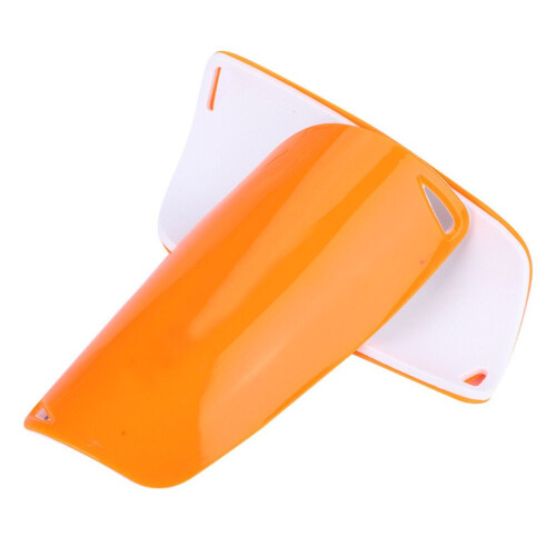 Ergonomic Design Orange Shin Guards - Ultimate Soccer Leg Protector 2