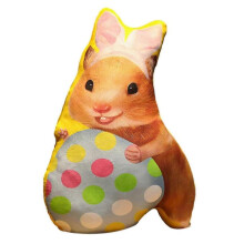 Easter Decorative Pillows and Stuffed Animal Plush Toys for Holiday Celebrations
