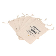 6 bolsas de regalo de lino con cordón para despedidas de soltero para bodas