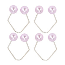 2 par Dimple Trainer för ansikts- och kindpiercing, Free Easy Wear, lila legering
