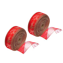 2 Pcs Christmas Tree Decoration Ribbon Holiday Wrapping For Presents
