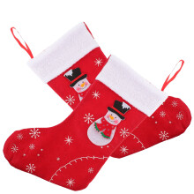 8 Pcs Christmas Stockings Xmas Sock Candy Gift Bag Tree Pendant