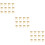 36Pcs Burlap Bow Ornaments Beige Christmas Tree Gift Knots 9