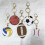 Secure Connection Keyings Schlüsselkartenhalter aus-Rugby1 6
