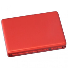Fashionable Cigarette Case Brushed Aluminum Alloy Business Card Storage Box for Briefcase(Card Red Cigarette Box )