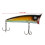 Künstlicher 7 cm Kunststoff-Angelköder, schwimmender Popper, fischähnlicher Angelköder, Zubehör (4 Stück) 4